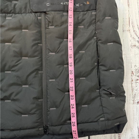 RARE Decker’s X Lab Vest Textured Full Zip Men’s Small EUC Black - Picture 4 of 8